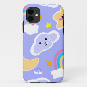 Capa Para iPhone 11 Céu de Arco-íris Sonhador