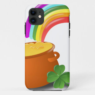 Capa Para iPhone 11 Céu irlandês afortunado Ireland do pote do ouro do
