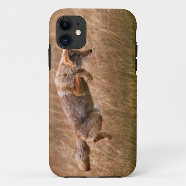 Capa Para iPhone 11 Chacal que pula - prados do Gibbon (Verso)