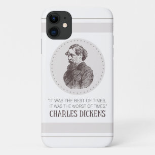 Capa Para iPhone 11 Charles Dickens Portrait e Cote