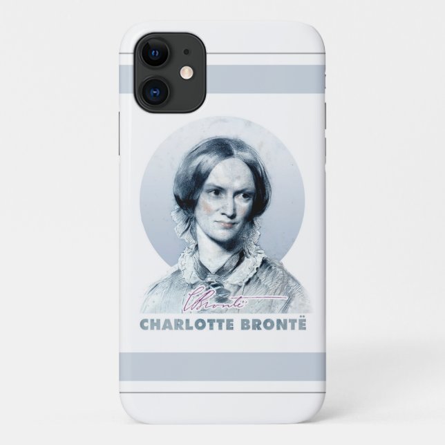 Capa Para iPhone 11 Charlotte Bronte Richmond - Retrato de Pintura (Verso)