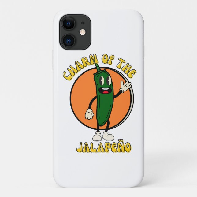 Capa Para iPhone 11 Charme do Jalapeño (Verso)