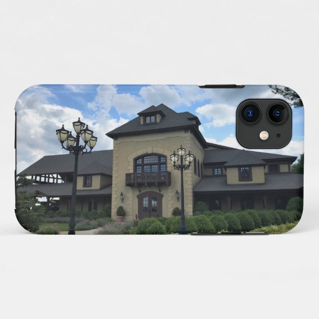 Capa Para iPhone 11 Chateau Morrisette Winery, Floyd, Virgínia (Verso (horizontal))