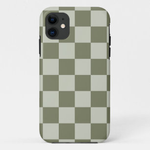 Capa Para iPhone 11 Checkerboard verde de sábado