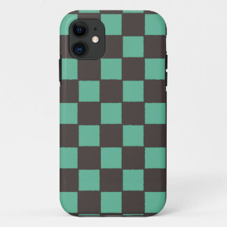 Capa Para iPhone 11 Checkered pattern※鬼滅の刃の公式グッズではありません