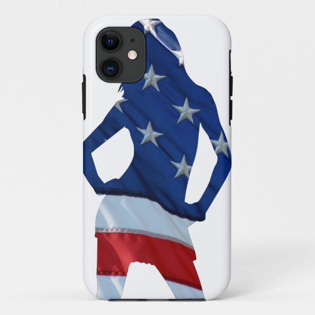Capa Para iPhone 11 Cheerleader americano em qualquer cor (Verso)