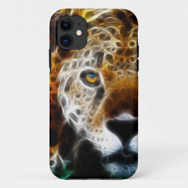 Capa Para iPhone 11 Cheetah Impressão Wild Animal (Verso)