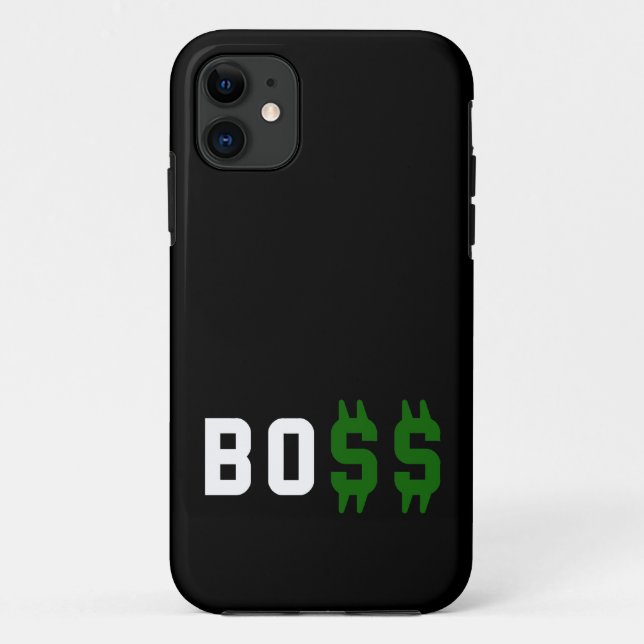 Capa Para iPhone 11 Chefe, Bo$$ (Verso)