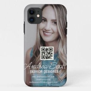 Capa Para iPhone 11 Chefe de negócios feminina adicionar foto nome cód