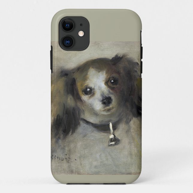Capa Para iPhone 11 Chefe de pintura de Cachorro de Auguste Renoir (Verso)