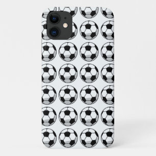 Capa Para iPhone 11 Cheio de Pequenas Bolas de Futebol