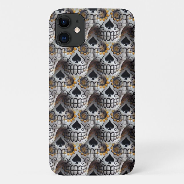 Capa Para iPhone 11 Cheio de Pequenos Pelos (Verso)