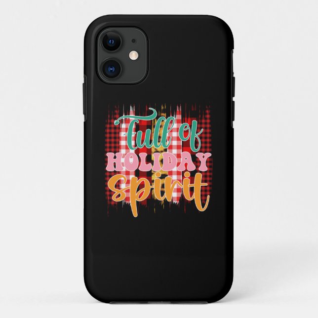Capa Para iPhone 11 Cheio De Presente De Natal (Verso)