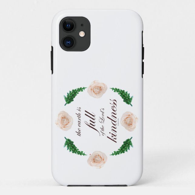 Capa Para iPhone 11 cheio psalm 33 (Verso)