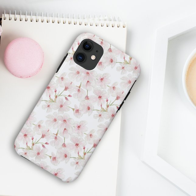 Capa Para iPhone 11 Cherry Blossoms (Criador carregado)