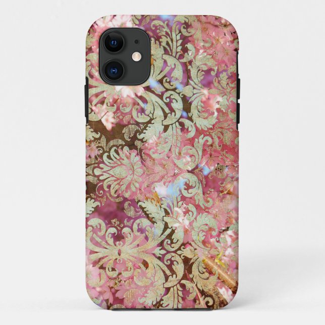 Capa Para iPhone 11 CherryBlossom No.47 - Caso iPhone5 (Verso)