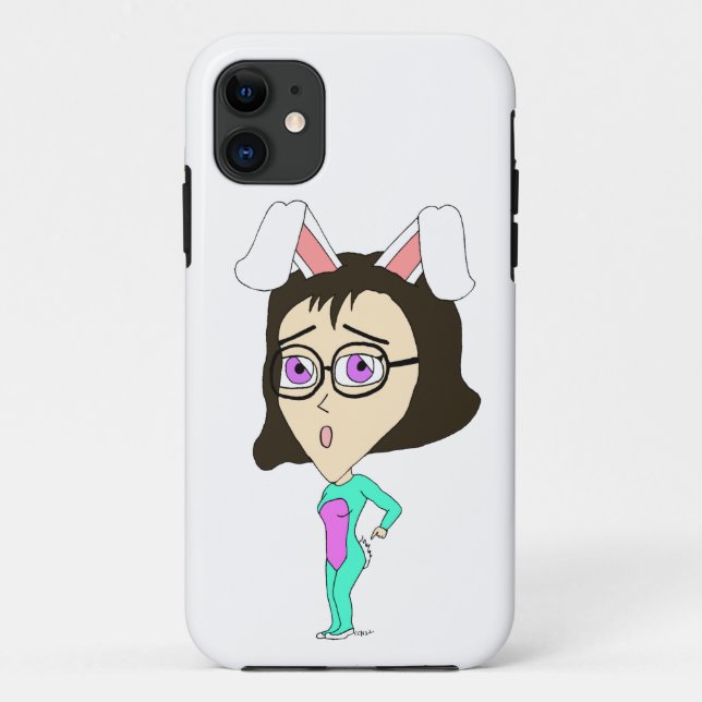Capa Para iPhone 11 chibi bunnygirl (Verso)