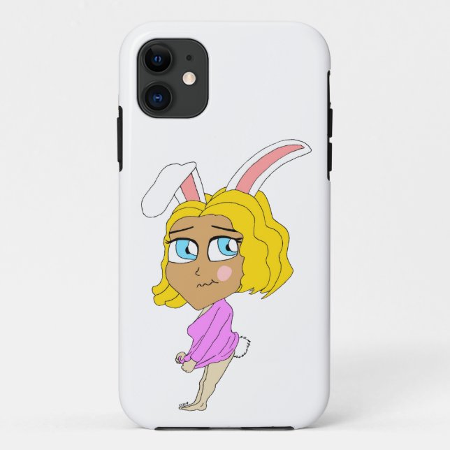 Capa Para iPhone 11 chibi bunnygirl (Verso)