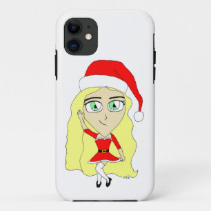 Capa Para iPhone 11 Chibi de Natal