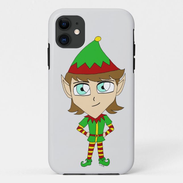Capa Para iPhone 11 chibi elf (Verso)