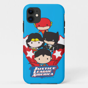 Capa Para iPhone 11 Chibi Justice League of America Stars