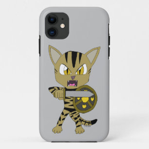Capa Para iPhone 11 Chibi Warrior Cat