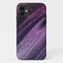 Capa Para iPhone 11 Chic Elegante - Preto Roxo