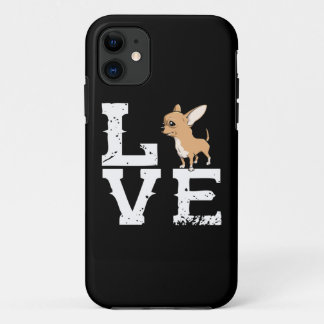 Capa Para iPhone 11 Chihuahua lança espírito animal engraçado