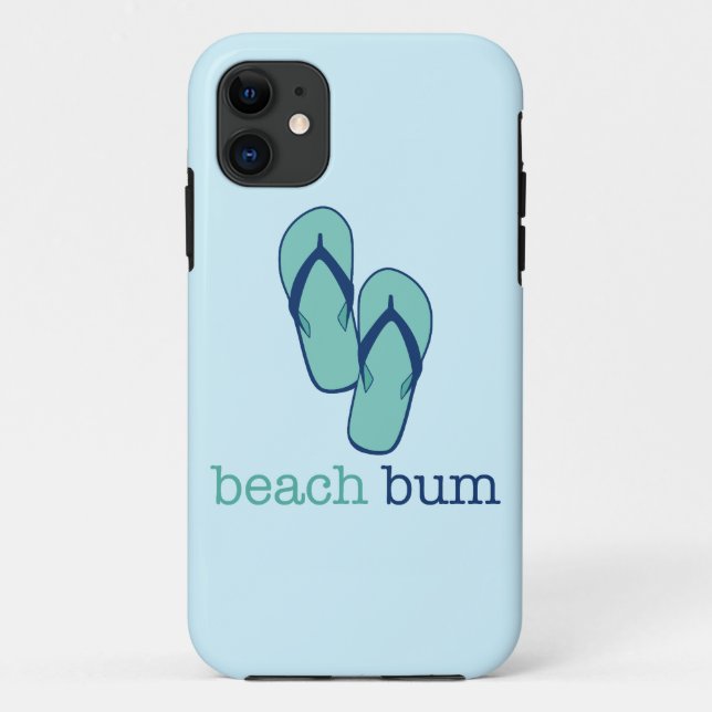 Capa Para iPhone 11 Chinelos Beach Bum iPhone 5 Case (Verso)