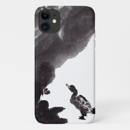 Capa Para iPhone 11 Chinesische Tuschekunst mit Entenmotiv