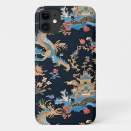 Capa Para iPhone 11 Chinoiserie Phone Case