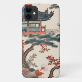 Capa Para iPhone 11 Chinoiserie Phone Case