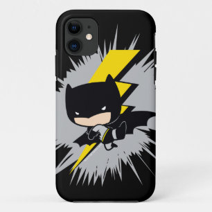 Capa Para iPhone 11 Chute de Relâmpago Chibi Batman
