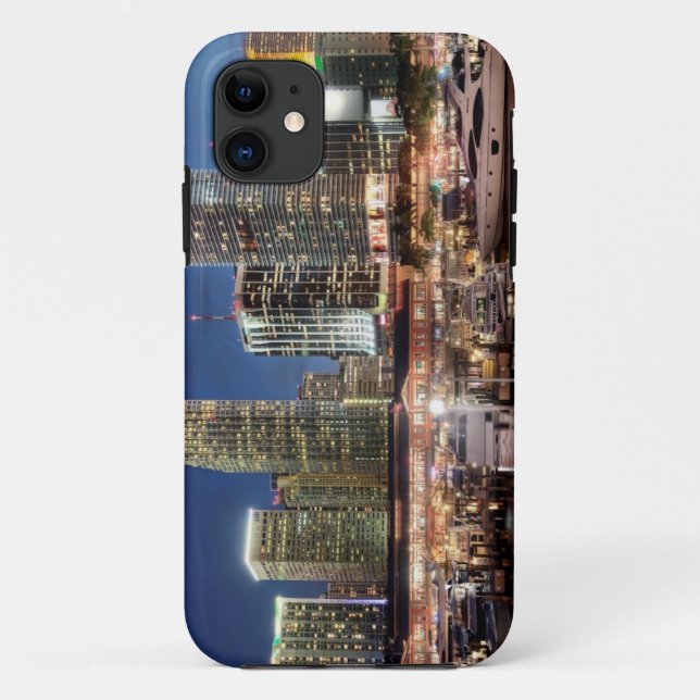 Capa Para iPhone 11 Cidade da skyline de Miami em Florida (Verso)