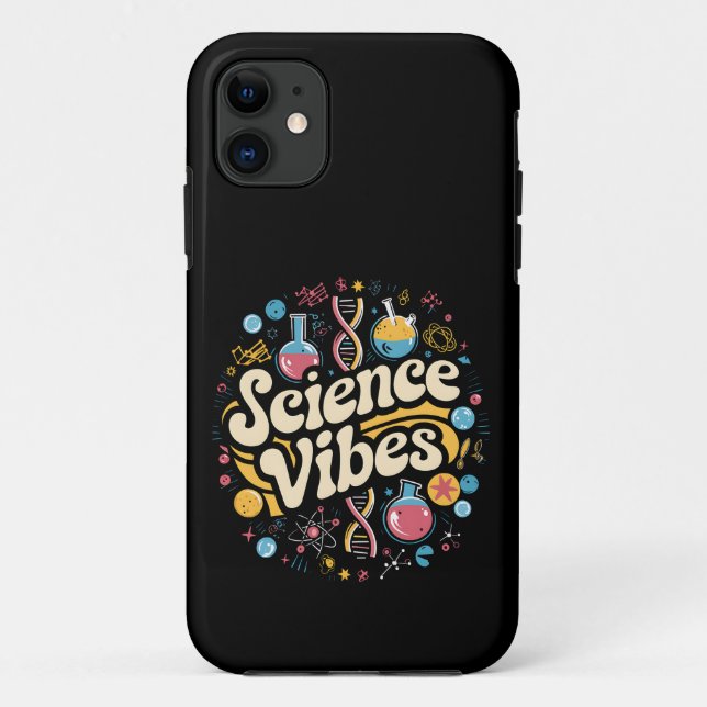 Capa Para iPhone 11 Ciência Vibe Groovy Primeiro Dia de Volta à Escola (Verso)