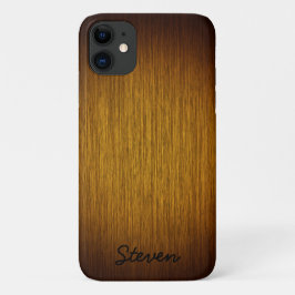 Capa Para iPhone 11 Cigarro Granulado Personalizado Madeira de queimad
