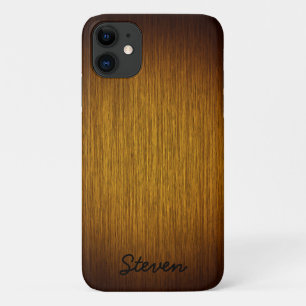 Capa Para iPhone 11 Cigarro Granulado Personalizado Madeira de queimad