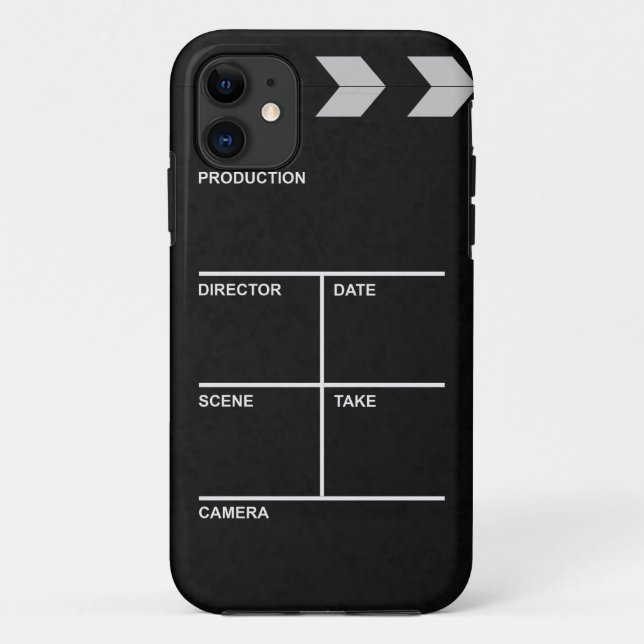 Capa Para iPhone 11 cinema de tábuas corridas (Verso)