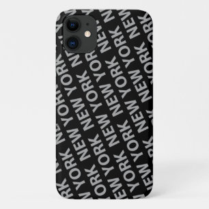 Capa Para iPhone 11 Cinza do padrão de Nova York