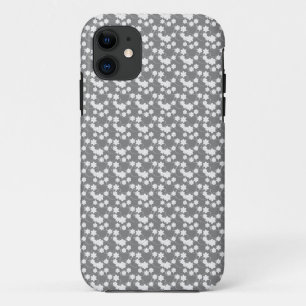 Capa Para iPhone 11 Cinza Floral