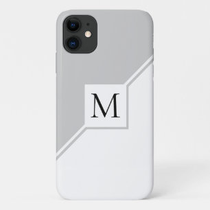 Capa Para iPhone 11 Cinza geométrica moderna