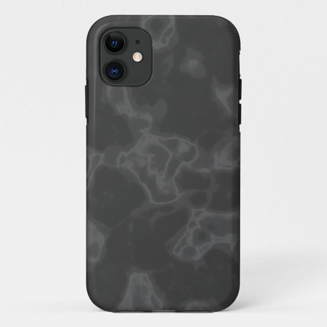 Capa Para iPhone 11 Cinza Marble (Verso)