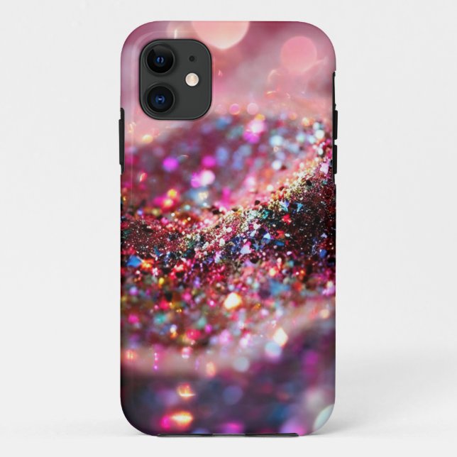 Capa Para iPhone 11 Cinza Rosa (Verso)