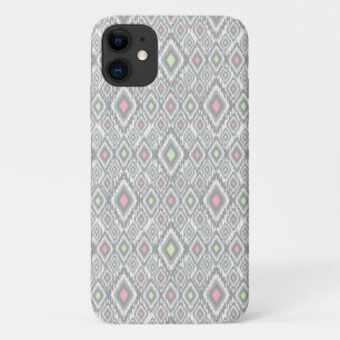 Capa Para iPhone 11 Cinza, verde, rosas, em branco