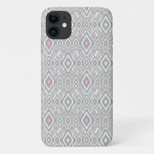 Capa Para iPhone 11 Cinza, verde, rosas, em branco