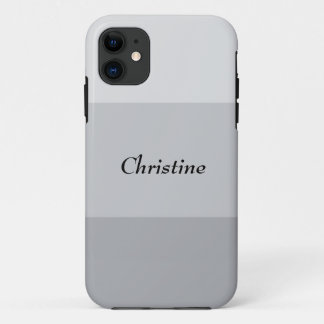 Capa Para iPhone 11 Cinzas de prata riscadas