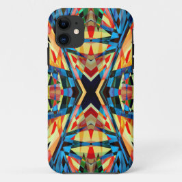 Capa Para iPhone 11 Circo caleidoscópio colorido