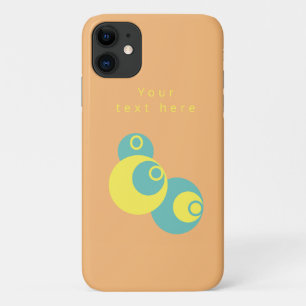 Capa Para iPhone 11 círculo de pêssego mínimo de iPhone/iPad moderno