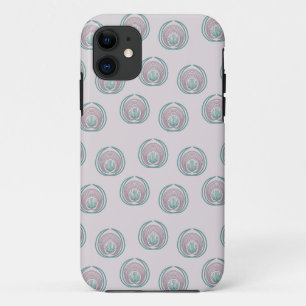 Capa Para iPhone 11 Círculos Peacock