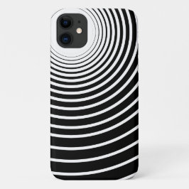 Capa Para iPhone 11 Círculos Preto Branco - Suas Cores Favoritas